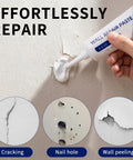 Drywall Repair Kit With Scraper For Quick Easy Hole And Crack Fix Water Resistant Patch Paste That Dries Fast And Paint Ready Long Lasting