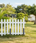 Heavy Duty H Shaped Galvanized Fence Post Repair Kit For Leaning Or Broken Wooden Posts In Yard Farm And Ranch 8 Pack Durable Steel Stakes