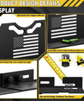 DIY Wheel Alignment Tool Kit With 2 Toe Alignment Plates, No Caliper Removal Required, Includes 2 Measuring Tapes, Upgraded 2026 Design