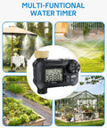 Automatic Misting Cooling System With Timer For Outdoor Patio And Garden with 10 brass nozzles in use