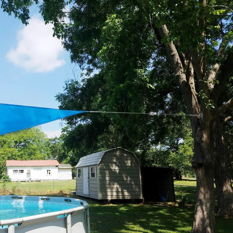 Heavy Duty Sun Shade Sail Hardware Kit With Stainless Steel Wire Cables Winches Clips Pad Eyes And Hooks 24 Foot Long Awning Attachment Tightener Set For Rectangle Deck Patio Covers