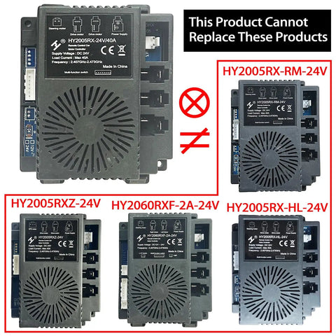 Different models of High Power 2 4G Bluetooth Motor Control Box For Power Wheels Upgrade 12V To 24V Controller Mainboard Conversion
