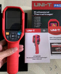 UTi720A Thermal Imaging Camera 256x192 Pro Grade Infrared Cam with user manual and packaging visible