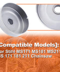 Stihl Spur Sprocket Clutch Drum Kit Three Eighth Pitch Six Tooth for MS171 MS181 MS211 Chainsaws replacement part