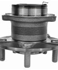Front view of rear wheel hub and bearing assembly, two pack for Mitsubishi Outlander 3.0L 2007-2013 and 2.4L 2008-2013 models.