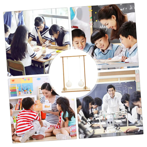 2 Piece Physics Experiment Kit For Students Hands On Science Learning Tool For Class Demonstrations And Projects Safe Wood Materials Easy Setup Engaging Physics Experiments displayed during classroom activities.