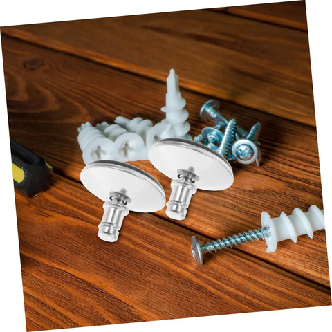 Heavy Duty Adjustable Chair Leveler Pads Set Of Five Swivel Roller Bases Guard Hardwood Floors by silver steel glides on wood surface.