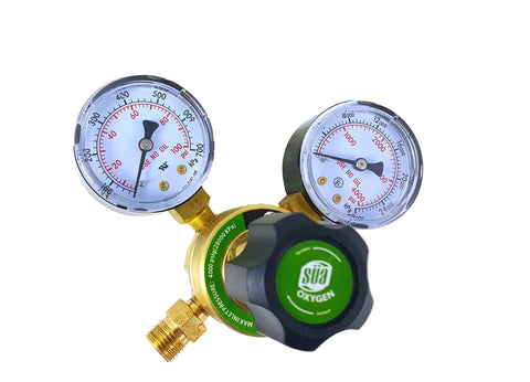 SÜA oxygen propane welding regulators with pressure gauges for safe gas control