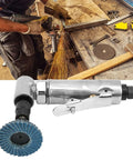 Person using Beast Pro Grade Pneumatic Engraving Tool With 90 Degree Bend High Speed Air Die Grinder in workshop