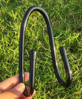 6 Pack Adjustable Chain Link Fence Hooks For Hanging Rakes Pool Poles Nets Brushes Skimmers Vacuum Hoses And More On Your Fence Black