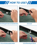 How to install 3x10 Patio Privacy Screen For Balcony And Fence Cover Railing Netting Mesh Shade Fabric, step-by-step guide