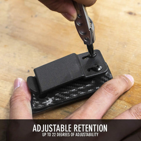 Adjusting Clip And Carry Kydex Multitool Sheath For Wave And Wave Plus Handheld EDC Holster Cover Carbon Fiber Black Made In USA