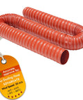 Beefy 2 Inch Silicone Intake Hose With 1 Meter Length, Double Layer Flexible Air Duct For Auto Air System, Red
