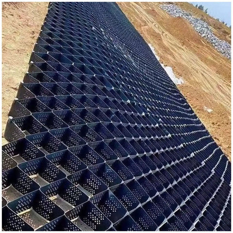 2 Inch Geogrid Driveway And Ground Grid Stabilizer For Gravel Cement Sand Cuttable Geo Grid Paver For Garden Shed Base