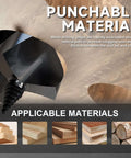 Auger drill bit for wood with 1/4-inch hex shank; tri-flute design for fast chip removal.