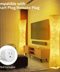 Tall Dimmable Floor Lamp With White Fabric Shade 64 Inch Standing Light Two 12W LED Bulbs 3 Brightness Levels Cozy Vibe 2700K Ambient Glow Modern Home Decor For Living Room Bedroom Kids Room showing glowing shade next to console