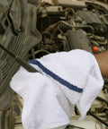 Value Pack Of 36 Absorbent 16x19 Inch Terry Cloth Cleaning Rags For Home And Business used on car engine