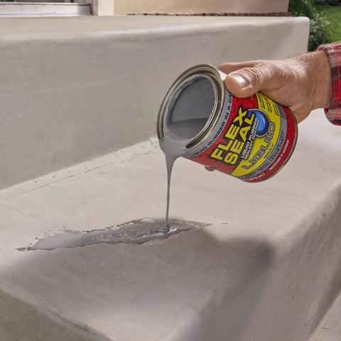 Liquid Rubber Coating Sealant For Waterproof Flexible Breathable UV Resistant Surfaces Ideal For Roof Repair Basements RVs Campers Trailers Marine EPDM Masonry Gray 32 Oz