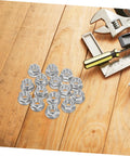 Check Out This Sosoport 15 Piece Chainsaw Guide Bar Nut Kit And Rivnut Tool For Serious Maintenance Jobs Plus Easy Installation For Secure Bar Stability On Any Cutting Task, 15 silver nuts and tool