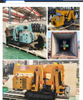 Pro Grade Mini Crawler Crane With Three Ton Hydraulic Lift System And Portable Folding Electric Hoist Plus Fly Jib in packaging display.