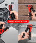 Pop Rivet Gun Kit With 200 Blind Rivets, Upgraded Manual Single Hand Riveter in various applications, four interchangeable heads