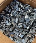 Open Steel Strapping Seals Half Inch By One And A Quarter Inch Galvanized Metal Banding Clips For Easy Insertion And Rust Resistant Performance