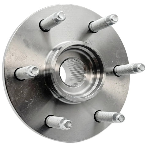 Front Wheel Bearing Hub Assembly Fits 1999 To 2007 4WD AWD Trucks And SUVs Including Silverado Tahoe Suburban Express 1500 Yukon Sierra Savana Escalade ABS 6 Lug Heavy Duty Replacement view