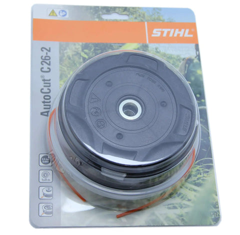 AutoCut C 26-2 Trimmer Head With Easy-Load Auto-Feed For Fast, No-Hassle Line Replacement, packaged front view