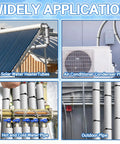 12 Pack Self Adhesive Pipe Insulation Foam Tubes With Aluminum Foil Joint Tape And Zip Ties for diverse pipe applications