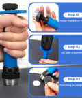 Step-by-step guide for using Pro Grade Hollow Punch Kit With Pin Point Shaft For Gaskets And Leather Work Rubber Hole Cutter Set