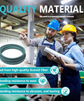 Engineers discussing V Belt Replacement Three Eighths Inch By Forty Four Inches For 6744 3LK440 Aramid Fiber Drive Belt