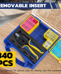 340 Piece Heat Shrink Wire Connector Set With 9 Inch Crimping Tool And Organizer Marine Grade Waterproof Butt Connectors For 26-10 AWG Four Colors And Four Sizes Perfect DIY Wiring Kit