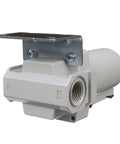 Heavy Duty Compressed Air Particulate Filter With 10 Micron Element, Metal Bowl And Sight Glass, Half Inch NPT Connection with bracket
