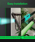 Lumaray Four Bar LED Grow Light Bars 16 Inch Full Spectrum Side Lighting with Magnetic Mounts in Grow Tent
