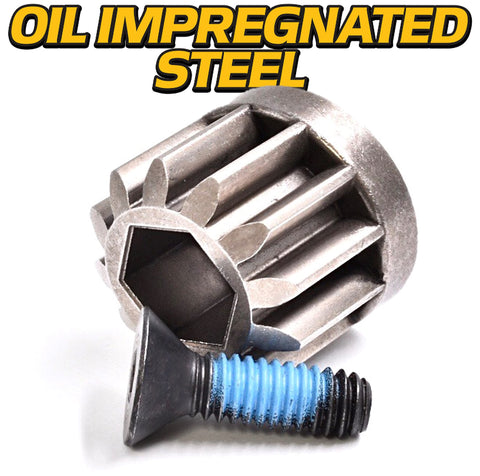 Beefed Up Steering Gear Rebuild Kit With Sector Gear Pinion Gear Thrust Washer And Pivot Bushing Upgrade For Lawn Equipment Replaces 532194732 194732 587738906 532194747 Oil Impregnated Pinion Shaft For Longer Life OEM Upgrade And Durable Steering