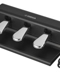 Three Pedal Foot Controller For Digital Pianos With One Cable Non Slip Rubber Base Authentic Pedal Feel For Home Studio Or On The Go FC35 Style Expressive Sustain Soft And Sostenuto Performance