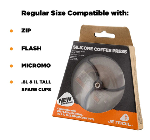 Silicone French Press Coffee Maker For Camping Stoves Regular Size Travel Ready Brew On The Go With Secure Silicone Ring
