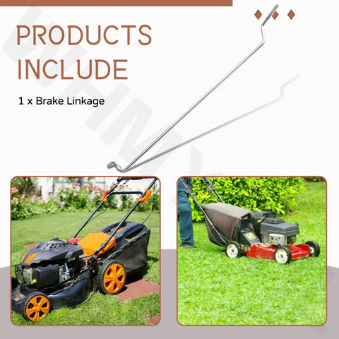 532199918 Brake Linkage Assembly Replacement For Craftsman Husqvarna Lawn Mower Drop In Easy Install Compatible With AYP Jonsered McCulloch Poulan Poulan Pro RedMax Sears Weed Eater And More Durable Metal Part. metal brake linkage for lawn mower control, 1 piece