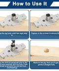 Self Centering Floating Shelf Dowel Jig Kit with Half Inch By Nine Inch Drill Bit for Hidden Bracket Install instructions