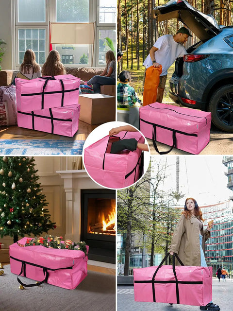 Big Ol 66 Gallon Extra Large Moving Bags With Zippers And Carry Handles Heavy Duty Storage Totes 45 X 16 X 22 Inches For Moving Dorm Move In And Storage Organization Holds Up To 110 Lbs Pink in various settings