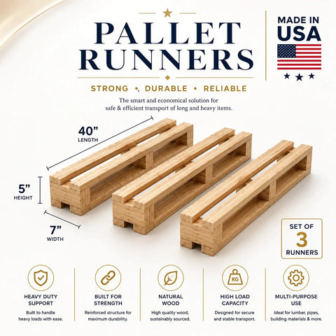 Heavy-Duty Solid Wood Pallet For Warehouse Storage And Shipping Platform, Reusable, Stackable, And Easy To Handle, Built Tough Workhorse For Commercial Floor Use
