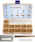 Lock Pinning Kit For Schlage Rekeying SC1 SC4 Keyways, DIY Home Security Upgrade with pins and tools displayed