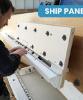 man installing Killer Grip 100 Pack Panel Mounting Clips on ship panel, heavy duty nylon fasteners for marine use