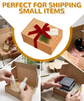 Bulk 300 Pack Small Shipping Boxes 6 X 4 X 1.5 Inches Corrugated Kraft Mailers For Jewelry Cosmetics Soap And Craft Projects image