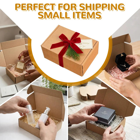 Bulk 300 Pack Small Shipping Boxes 6 X 4 X 1.5 Inches Corrugated Kraft Mailers For Jewelry Cosmetics Soap And Craft Projects image