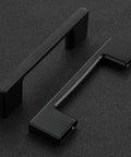 3 Inch Wide Foot Cabinet Pulls 10 Pack Matte Black Cabinet Handles For Kitchen Cabinets And Drawers With Screws Included.