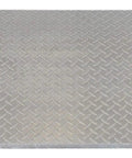 Heavy Duty Aluminum Dock Plate Ramp Built Tough For The Daily Grind 30 By 24 Inches Full view of the textured aluminum surface.