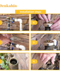 Step-by-step installation of Poppet And Bonnet Assembly Repair Kit For 765 CBV One Half Inch And 765DBV Three Quarter Inch