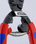 Beefy High Leverage Cobalt Cutters With Comfort Grip And Opening Lock Spring Assist, close-up handle and cutting mechanism