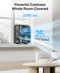 20 Inch Box Fan With 3 Speeds For Window Floor Or Tabletop Use Lightweight 5 Blade Design Delivers Up To 2295 CFM Airflow in window